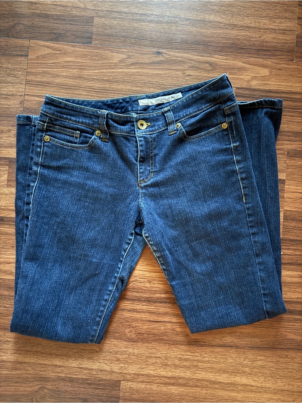 DKNY Jeans Women's Dark Blue Bootcut Jeans